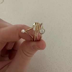 Gold Ring Set